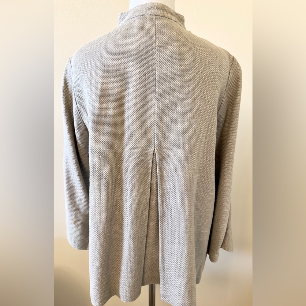 Gray Open Front Jacket - image 5